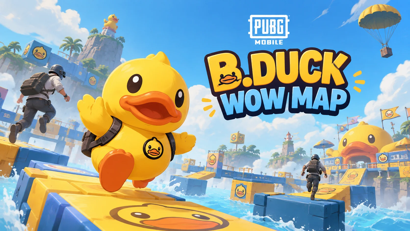 PUBG MOBILE B.Duck World of Wonder scene
