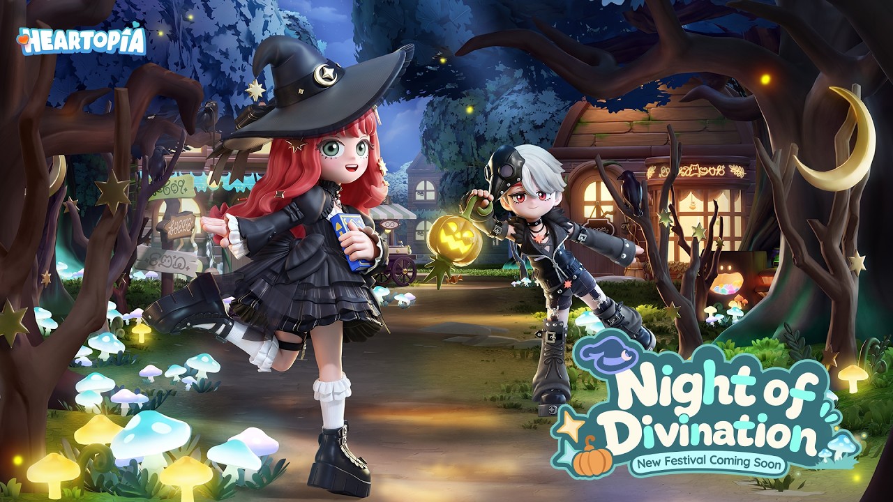 ภาพพรีวิวเทศกาล Night of Divination ทางการของ Heartopia