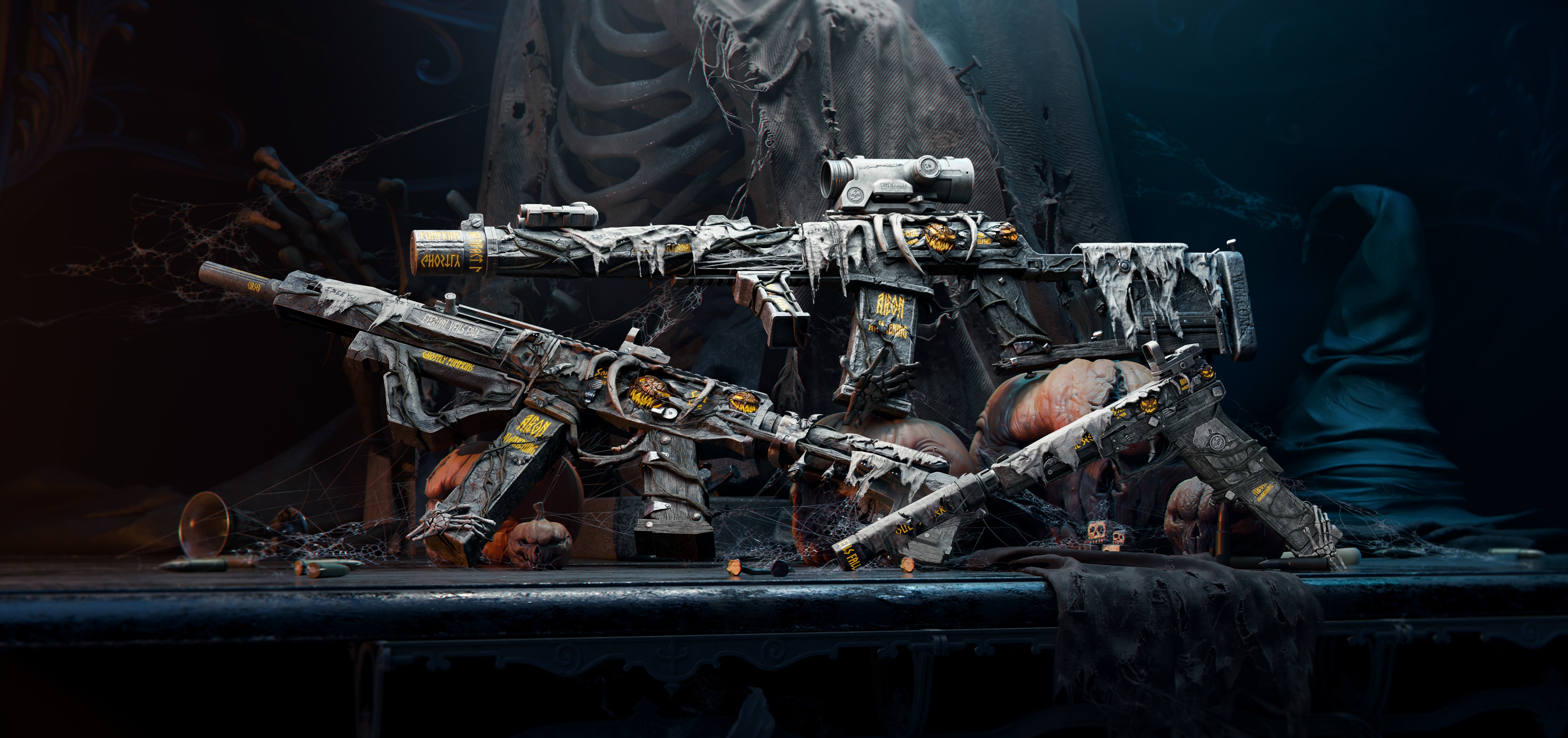 Pumpkin Reaper official wrapped pumpkin design, Garena/Team Jade