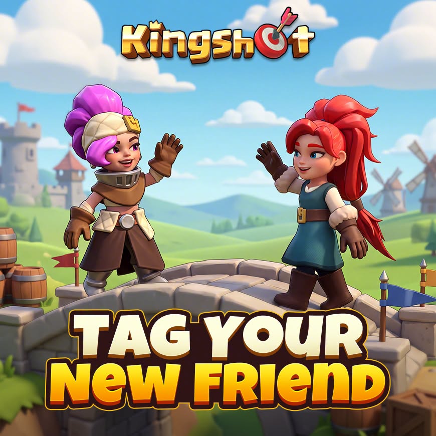 Official Kingshot Tag Your New Friend event artwork