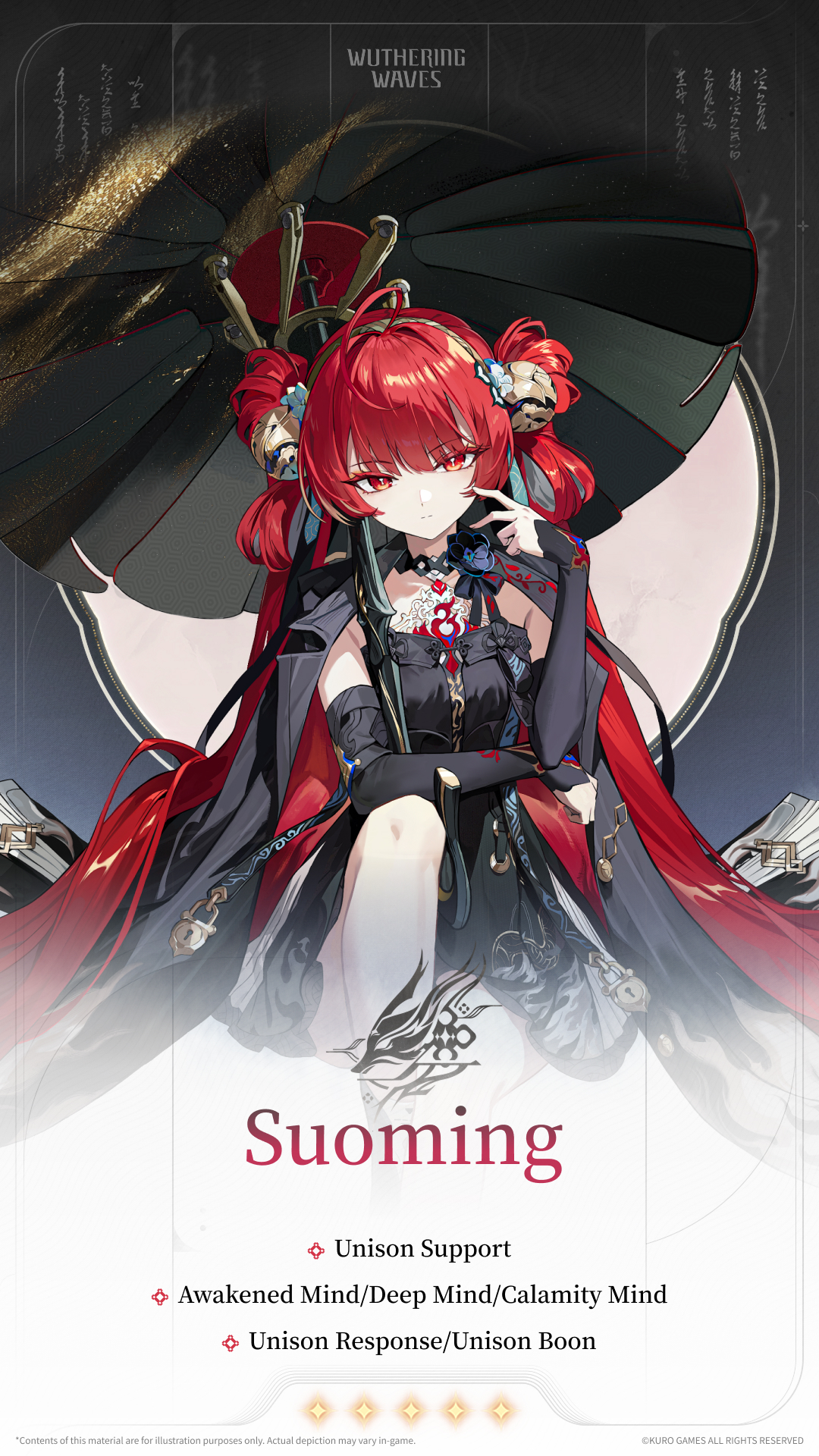 Profil resmi Suoming di Wuthering Waves dan peran dukungan Unison
