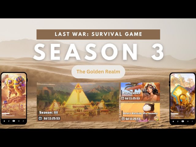 Official Last War Golden Realm desert artwork